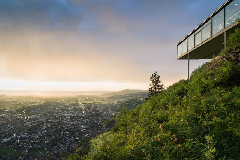 ARSP - Panoramarestaurant Karren: Blick auf Dornbirn