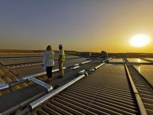 ARSP - Gao: Schutzdach mit Solarthermie