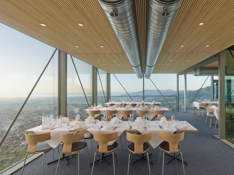 ARSP - Panoramarestaurant Karren: Restaurant mit Ausblick